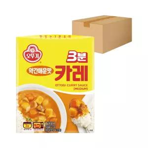 오뚜기 3분 카레 약간매운맛 200g 24개