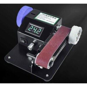 벨트 샌딩기 미니 그라인더 사포 7단 250W 샤프닝 속도 연마기 나이프 샌드