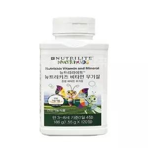 암웨이 뉴트리키즈 비타민 무기질 120정 어린이비타민(AD)