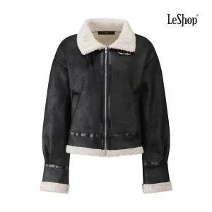 르샵 정상가:159,000원 ㅣ 시어링 카라 집업 무스탕 자켓 (DP4JK001A)