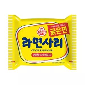 오뚜기 굵은사리면 40봉 사리 라면