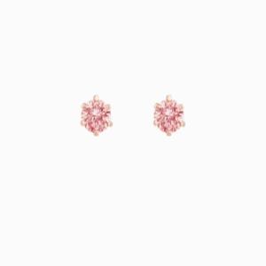 [AK평택점][로이드]주문제작 다이아몬드세팅  (2mm) 로즈핑크 로즈핑크 멜리 귀걸이 LPFN1010D