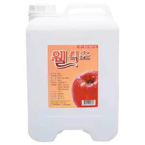 웰 식초 13kg 대용량 세탁 소독 과수 말통 A494