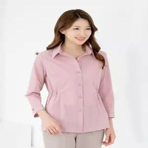 [모슬린]엄마옷 자켓 사파리 7부 604FGH079 마담중년여성빅사이즈50대60대