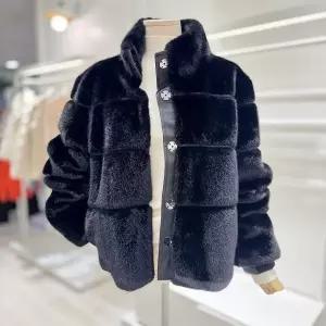 D2554JK0199_블랙하이넥퍼재킷