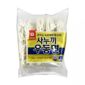 냉동 천일 사누끼우동 1.15KG 우동사리 면발 탱글한면