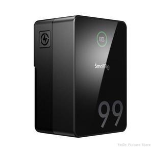 SmallRig 미니 V 마운트 배터리, VB99 Pro 99Wh, 100W 고속 충전, 3500mAh 보조배터리, 대용량 C 타입, D-T