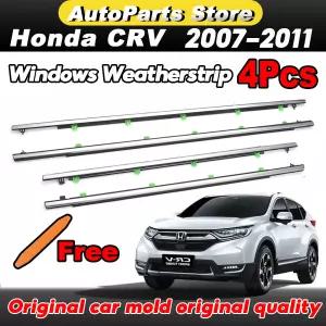 혼다 CRV CR-V 2007 2008 2009 2010 2011 용 창문 웨더스트립 크롬 고무 문짝 몰딩 트림 외부 창문 유리 도