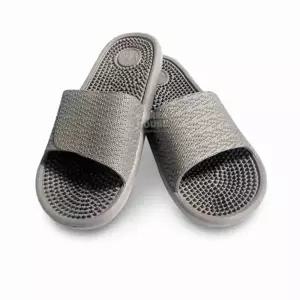 EVA 쿠션왕 지압 거실화 브라운 건강슬리퍼 혈액순환슬리퍼