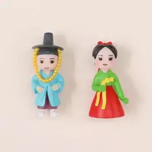 정인아트 162-신 미니어처 한복커플A (2개입)