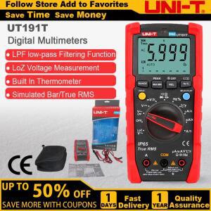 UNI-T UT191T Pro  디지털 멀티미터 트루 RMS 전압 다이오드 LoZ ACV 피크 테스터기