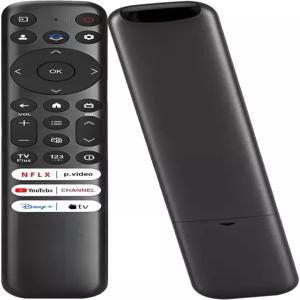 TCL Google TV 리모컨용 RC813 교체 스마트 S250G S3 S4 S5 Q5 Q6 Q7 QM8 시리즈에 호환 - 설정 필요 없음