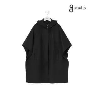 지스튜디오 [최초가 149000]23FW 핸드메이드 후드 케이프코트