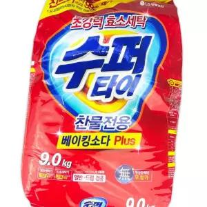 (올핀)수퍼타이 세탁세제 9kg 가루세제 드럼세탁기용
