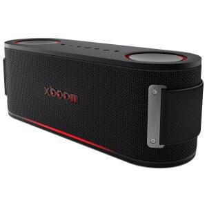 LG xboom 바운스 코어 by will.i.am , 스포츠 및 운동선수용 휴대용 블루투스 스피커, 최대 29시간 재생, IP67 먼지 방수 기능. 농구에 완벽합니다
