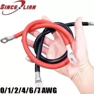 0AWG 실리콘 코드 연결 케이블 고전력 와이어 배터리 인버터 연장