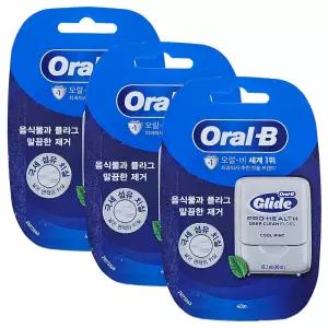 오랄비 글라이드 딥클린 치실 40m x 3개/