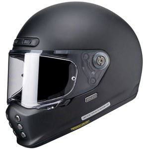 HJC HELMETS(에이치제이시 헬멧) 오토바이용 헬멧 풀페이스 클래식 통풍 내장 탈부착 V10 솔리드 HJH248 SEMI FLAT BLACK L (58 - 59cm)