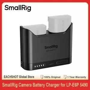 SmallRig LP-E6P LP-E6NH LP-E6N LP-E6 2시간 듀얼 슬롯 카메라 배터리 충전기 캐논 EOS R6 Mark III R5 II