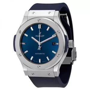 Hublot 위블로 클래식 퓨전 오토매틱 블루 다이얼 남성용 시계