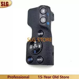 블랙 후면 가죽 커버 쉘 메뉴 레이트 플레이 버튼 캐논 EOS M50 I / II 디지털 카메라 수리 부품