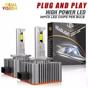 D3S LED D1S 자동차 헤드 라이트 Canbus 밸러스트 D2S D4S D5S D8S Led HID D1R D2R D3R D4R D5R D8R 전구 플러그 앤 플레이 조명 1