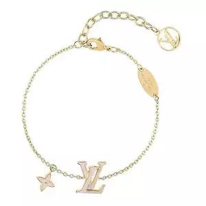 [LOUIS VUITTON][명품] 루이비통 LV 아이코닉 에나멜 브레이슬릿 브래스 라이트 핑크