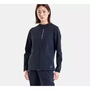 언더아머 UNDER ARMOUR 1377043 002 블랙 여성 UA 아웃런 더 스톰 재킷 여성운동복 바람막이 트레이닝복