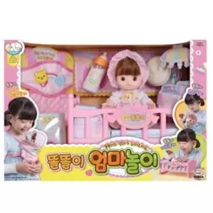 미미월드 엄마 역할놀이 창의력 상상력 발달 아기띠 흔들침대 요술 우유병