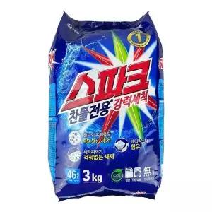 [골드스마일]분말세제 리필 3kg 일반용 드럼세탁기용 드럼용세제 세탁보조