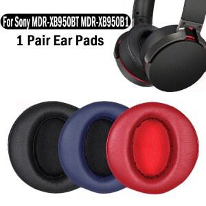 소니 MDR-XB950BT XB950B1 XB950N1 용 폼 스폰지 이어 패드 헤드셋 이어 패드 교체 용 이어 쿠션 헤드 밴드 헤드폰 액세서리