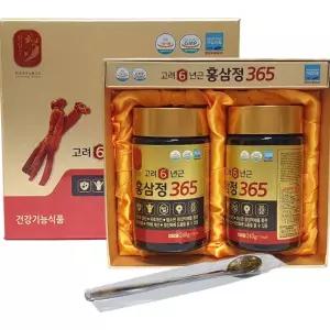 선물세트 240g 6년근 피로회복 2병 면역력증진 고려홍삼정365 x
