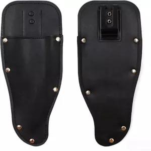 BDHRKTE 2pcs 플라이어스 홀스터 가든 프루너 시스 프리미엄 PU 가죽 보호 케이스 커버 가드닝 가위 딱지