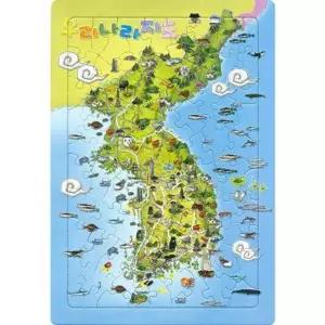 80조각 판퍼즐 - 우리나라 지도
