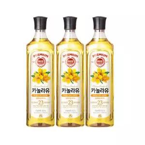 사조 카놀라유 900mL x 3개