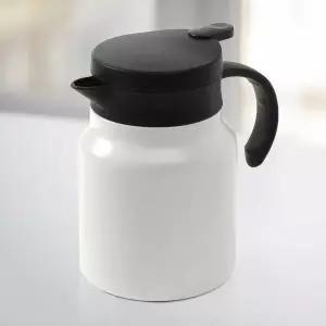 [셀러허브]보온보냉주전자 티웨어 이중진공 보온주전자(900ml) (화이트) 차포트 보냉보온주 (S45792298)