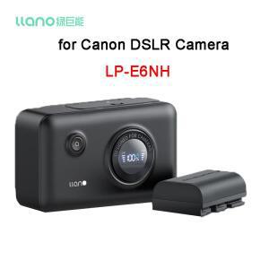 캐논호환 R6 60D 70D 5D2 80D 90D 5D4 DSLR 고속 충전 케이스 용 R7 II LLANO LP-E6NH 카메라 배터리 박스