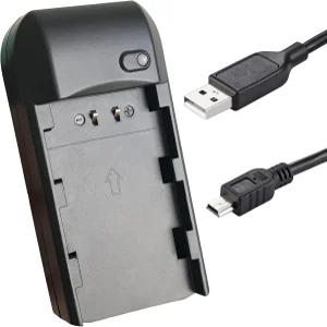 NP-FV5 플러스 3.7V 2000mAh 배터리 및 코펀쿨 비디오 카메라 캠코더 충전기