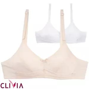 [하프클럽/크리비아]시원한 감촉 인견 주니어 2단계 A컵 브라 cbr6058