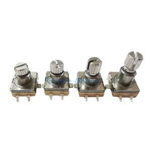 1pc EC11 로터리 엔코더 코드 스위치 푸시 Button30 360 무한 회전 SMD 5pin 매화 샤프트