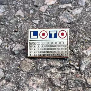 가다컴퍼니 LOTO 로토 프랑스복권 로또 프랑스뱃지 빈티지뱃지 핀브로치 A228