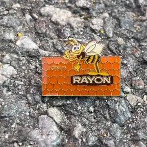 가다컴퍼니 NESTLE RAYON 네슬레 레이온 벌집 프랑스뱃지 빈티지뱃지 핀브로치 A233