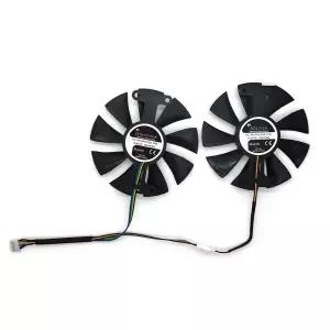 레드 데빌 GPU 쿨러 냉각 선풍기 파워컬러 라데온 레드 드래곤 AX RX 480 470 580 비디오 카드용 교체용 RX