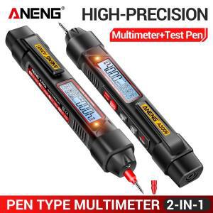 ANENG A3006 디지털 멀티미터 펜 타입 4000 카운트 AC 전압 테스터 저항 커패시턴스 다이오드 기술자용 도