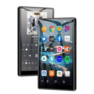 Fanvace 80GB MP3 플레이어(Bluetooth, WiFi, 5.0' 터치스크린 및 스피커 포함) Spotify, Audible, Play Store