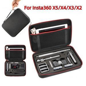 호환X5/X4/X3/X2 보관 가방 휴대용 운반 케이스 insta360 X5 X4 X3 ONE X2 액션 카메라 용 보호 상자 360