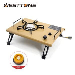 WESTTUNE GT 가스 스토브 버너 강력한 화력 히터 휴대용 야외 4000W 고출력 스테인리스 캠핑 테이블 스토브