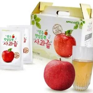 (다올)사과즙 100ml 50팩 영주햇살듬뿍