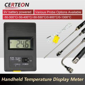 디지털 온도계 TM902C K형 센서 호환 LCD 화면 산업용 휴대용 측정기
