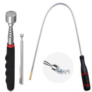 자동차핀추출기 Telescopic Magnetic Magnet Pen Pickup Tool Extendable Style Rod for Car Repairing Machinery Maintenance Tools